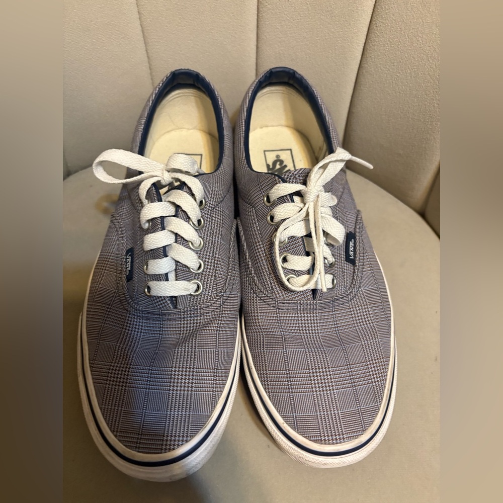 Vans Gray Plaid Men's Sneakers